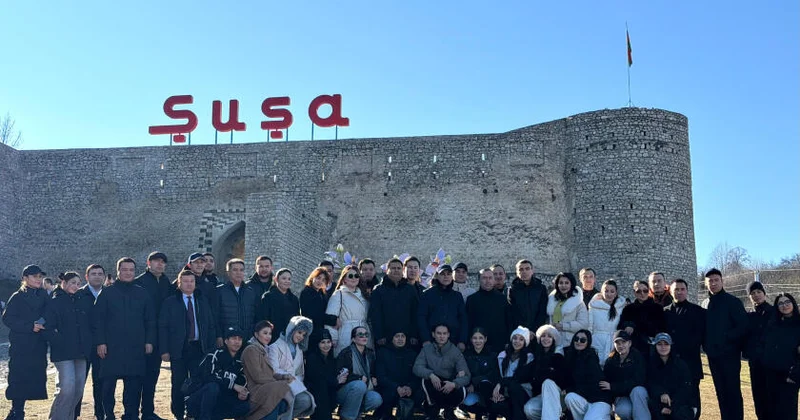 Известные деятели культуры Узбекистана посетили Шушу ФОТО