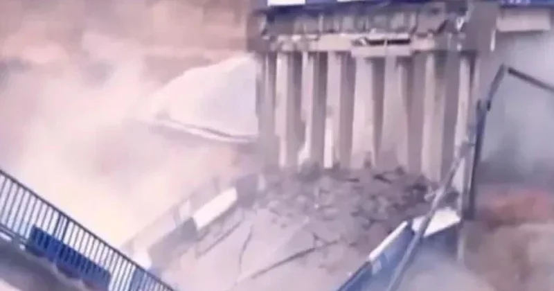 В Казахстане рухнул мост ВИДЕО