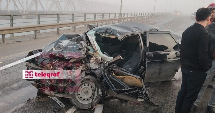 Salyanda ağır qəza: hərbçi faciəvi şəkildə öldü