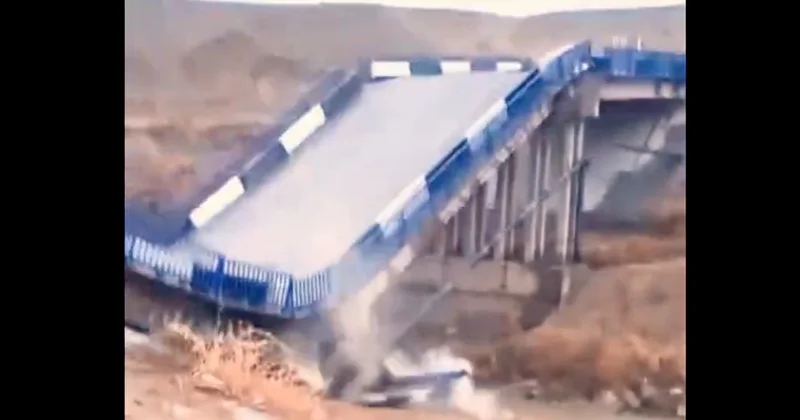 В Казахстане обрушился мост через реку Minval Politika