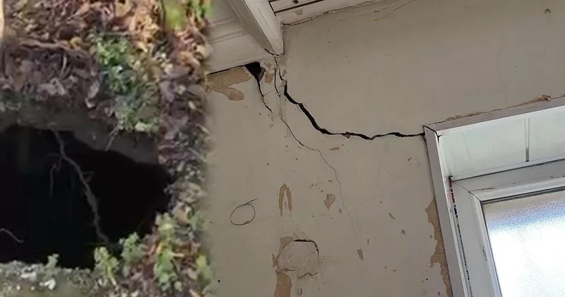 В Баку просел фундамент дома ФОТО ВИДЕО