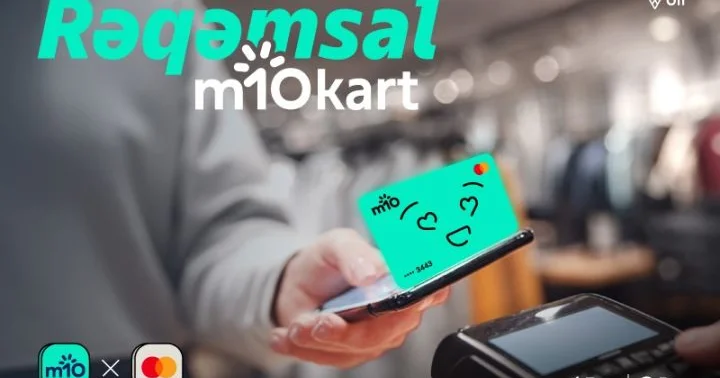 m10 və Mastercard yeni rəqəmsal kartı təqdim edir