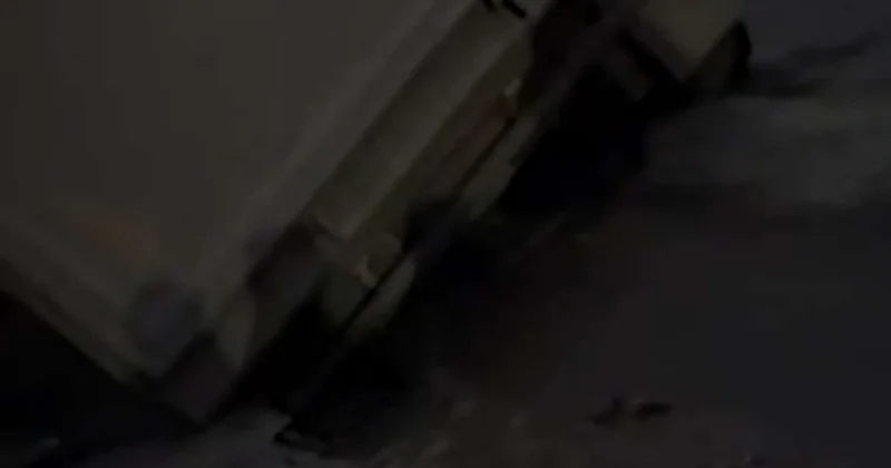 Xırdalanda YOL ÇÖKDÜ: Yük maşınının bir hissəsi batdı