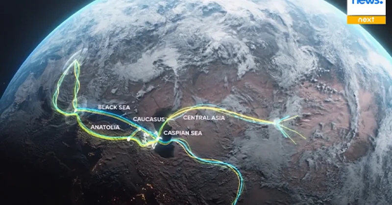 Euronews подготовил специальную программу о проекте Транскаспийской волоконно оптической кабельной линии видео
