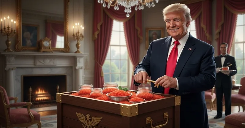 Tramp Xabarovsk diyarından qırmızı kürü qəbul edib