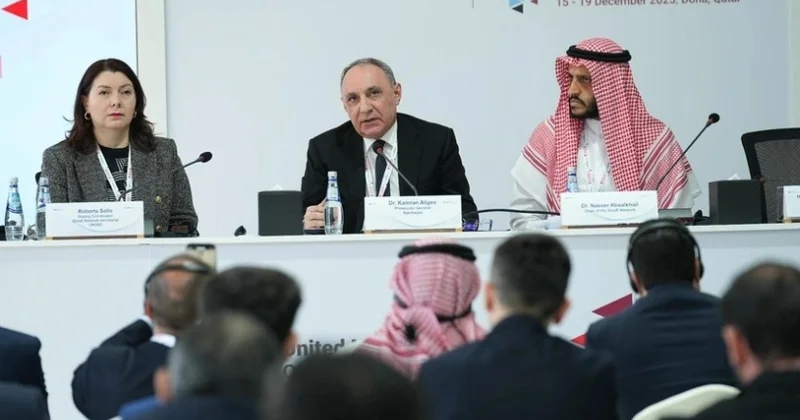 Kamran Əliyev Qətərdə beynəlxalq tədbirə qatılıb