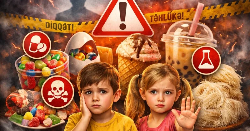 Mütəxəssislər həyəcan təbili çaldı: Uşaqların sağlamlığını bu qidalar təhlükəyə atır