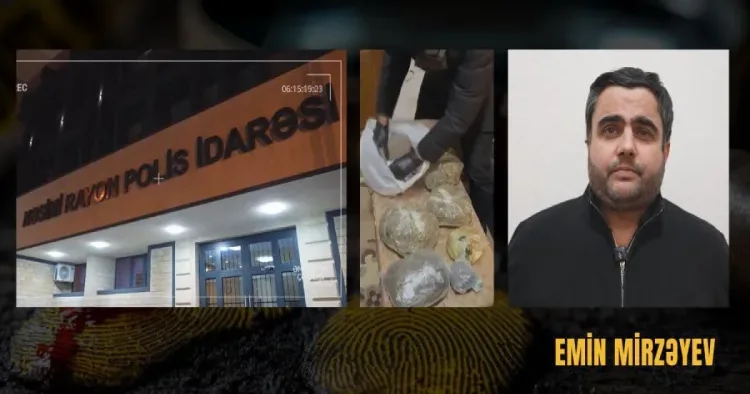 Bakıda narkokuryer tutuldu