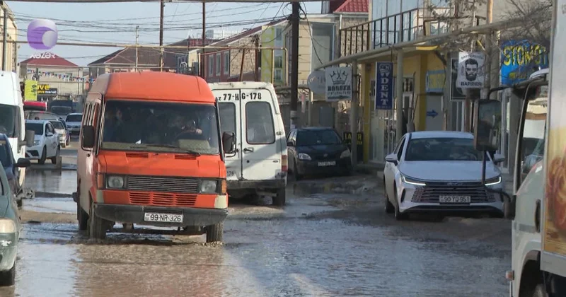 Binə qəsəbsində yolsuzluq PROBLEMİ VİDEO