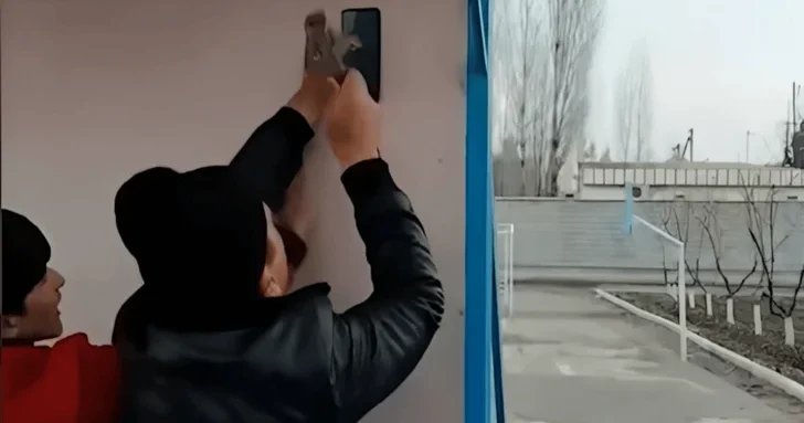 В Узбекистане директор прибил телефон школьника к доске: мнения жителей Баку разделились