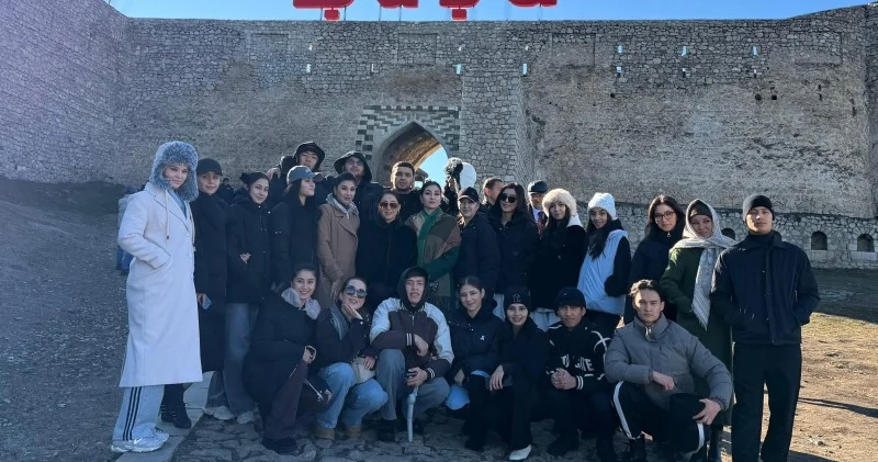 Özbəkistan nümayəndə heyəti Şuşa şəhəri ilə tanış olub FOTOLAR