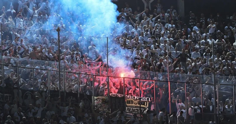 Бросание стаканами с мочой обошлось Айнтрахту в 38000 евро