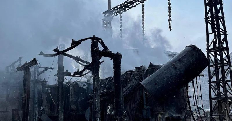 Rusiya Odessanın enerji şəbəkəsini sıradan çıxardı Minlərlə ailə köməksiz qalıb + FOTO