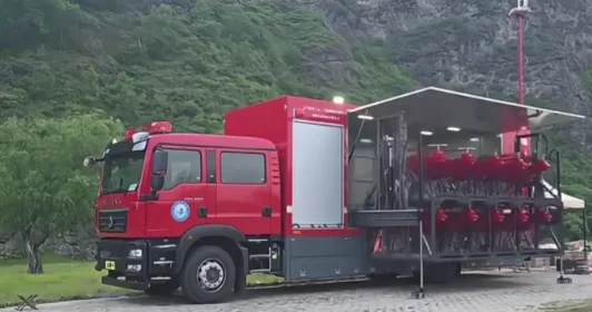 Китай повышает эффективность тушения пожаров ВИДЕО