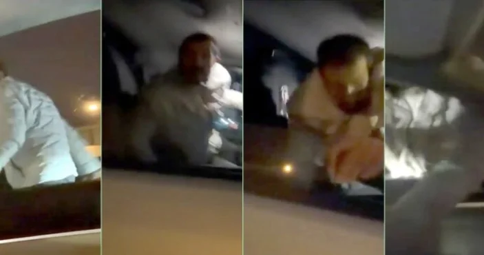 Əvvəl avtomobilə hücum etdi, sonra maşındakıları bıçaqladı