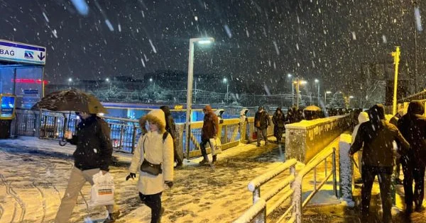 İstanbul qara təslim oldu FOTOLAR