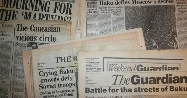 20 Yanvar faciəsi dünya mediasının diqqətində