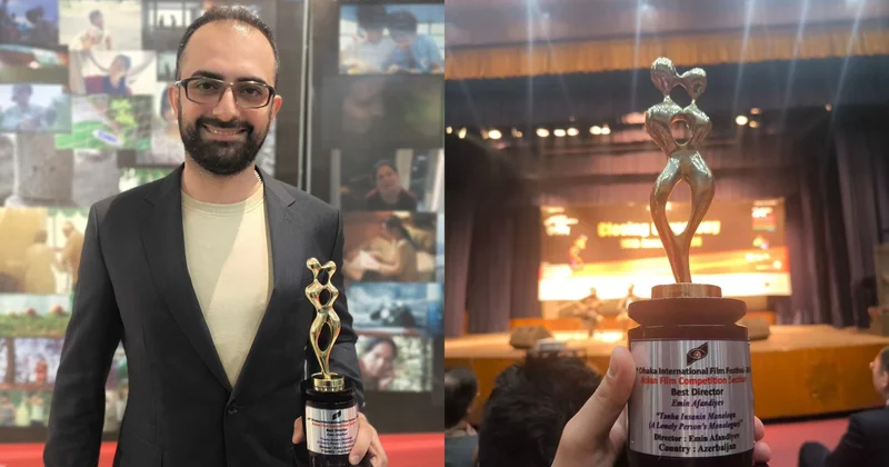 Азербайджанский режиссер признан лучшим на Международном кинофестивале в Дакке (ФОТО)