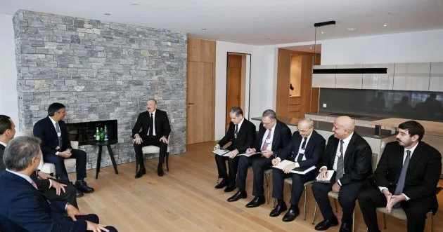 Prezident İlham Əliyev İsveçrədə: görüşlər davam edir FOTOLAR (Yenilənib)