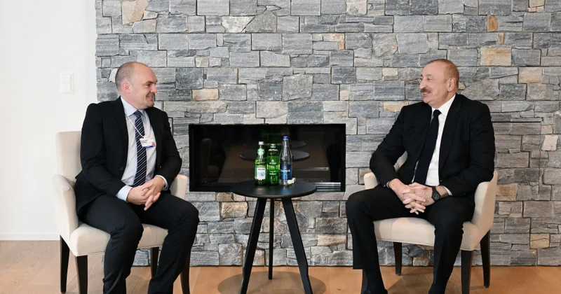 İlham Əliyev Morten Dirholm ilə görüşüb...