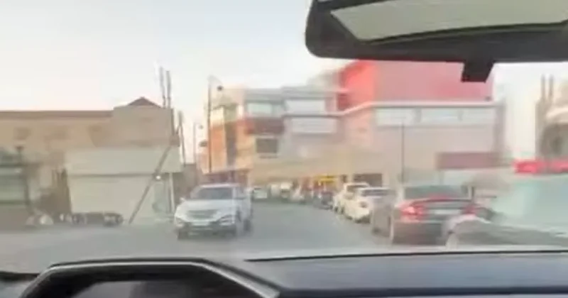 В Гяндже арестован наглый автохулиган ВИДЕО