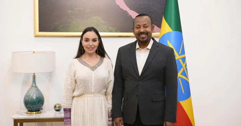 Leyla Əliyeva Efiopiyanın Baş naziri ilə görüşüb