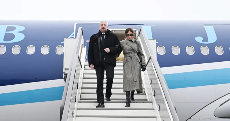 Prezidentlə xanımı İsveçrədədir Foto