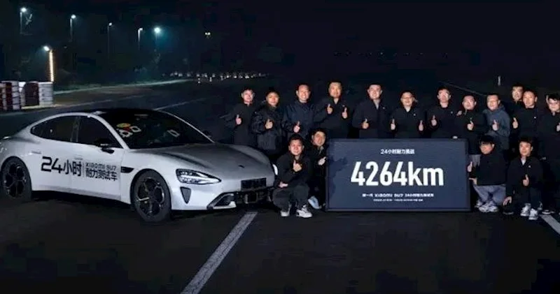 24 saata 4264 kilometr qət etdi − “Xiaomi SU7” rekord qırdı