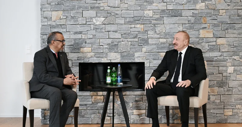 Prezident İlham Əliyevin Tedros Adhanom Qebreyesus ilə görüşü olub...