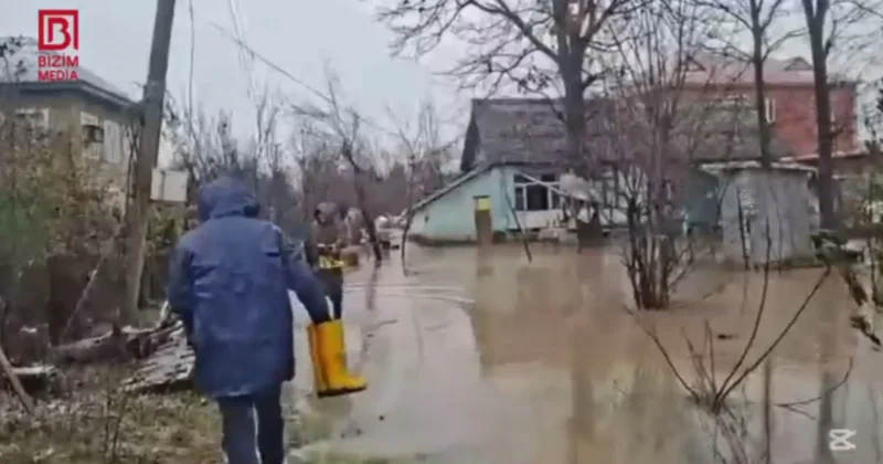 Masallıda yaşayış məntəqələrini su basdı VİDEO