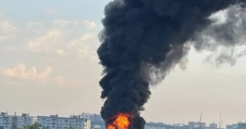 В Днепре сообщают об атаке российских дронов на подстанцию ВИДЕО