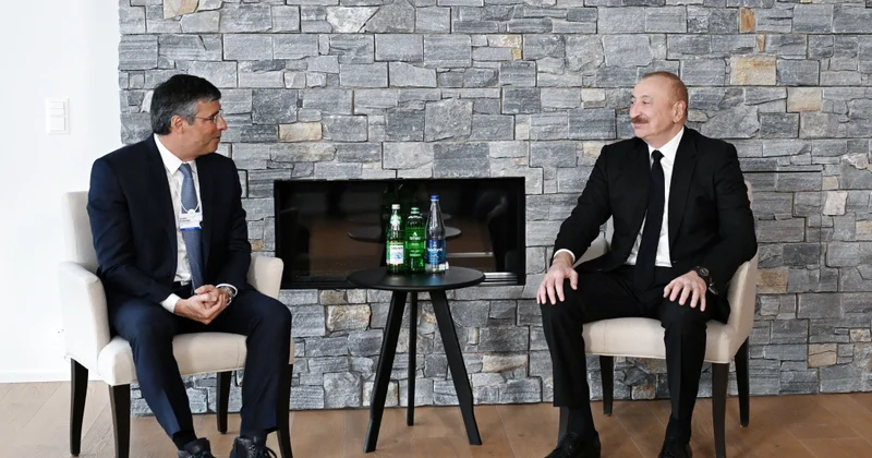 Алиев провел переговоры с руководителем BTG Pactual Minval Politika