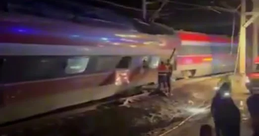 Qatar relsdən çıxdı 21 ölü, 100 yaralı var VİDEO