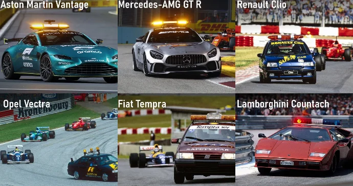 Formula 1 yarışlarının təhlükəsizlik avtomobilləri FOTO