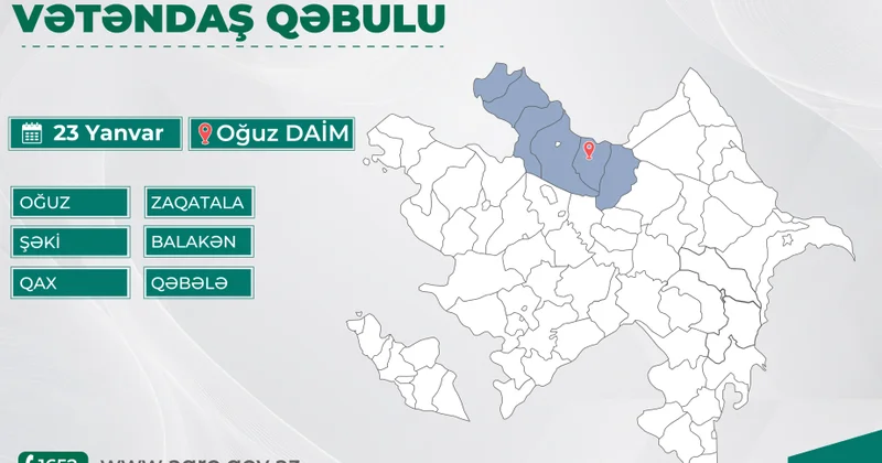 Kənd təsərrüfatı naziri Oğuzda vətəndaşların müraciətlərini dinləyəcək