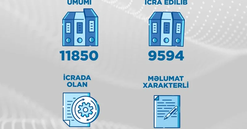 2025 ci ildə Energetika Nazirliyi və tabeli qurumlara 11850 müraciət daxil olub