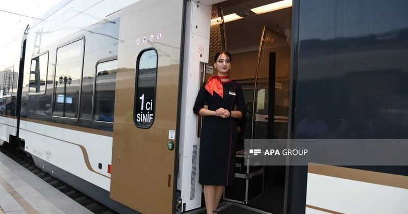 Dəmir yolu ilə sərnişin daşımaları 20% dən çox artıb