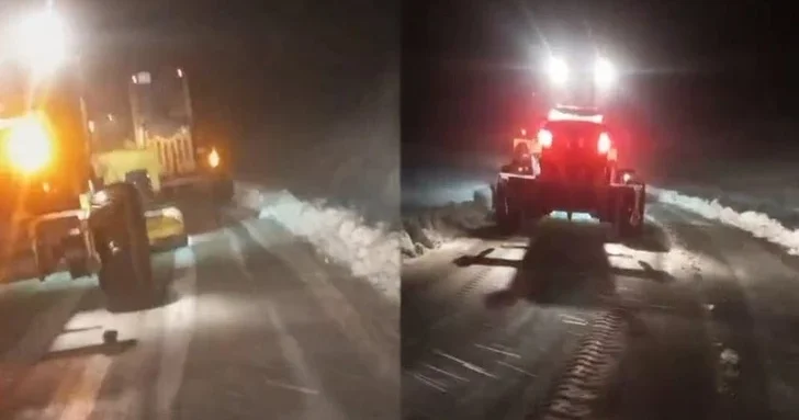 Снегопад осложнил движение транспорта в Джалилабадском районе