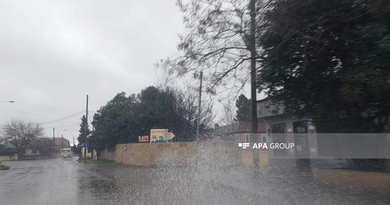 Lənkəranda intensiv yağışlar fəsadlara səbəb olub FOTO
