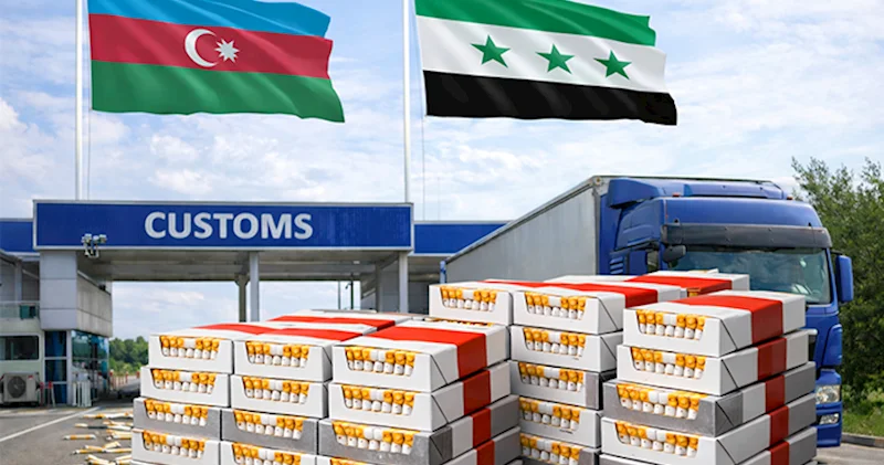 Azərbaycan Suriyaya “paçkası” 26 qəpikdən 28,7 milyon ədəd siqaret satıb
