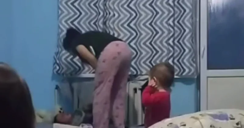 В Казахстане женщина жестоко избила собственного ребенка, привязанного к батарее: ВИДЕО