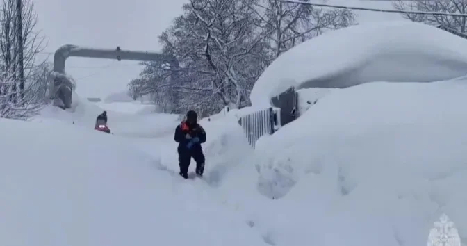 Ekstremal hava Kamçatkada vəziyyəti GƏRGİNLƏŞDİRİR