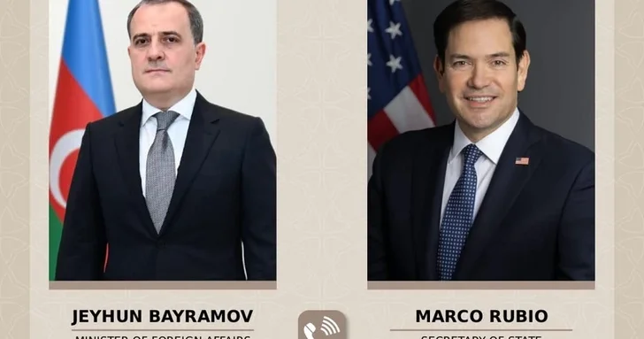Джейхун Байрамов поговорил по телефону с Марко Рубио