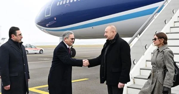 İlham Əliyev İsveçrəyə səfərə gedib