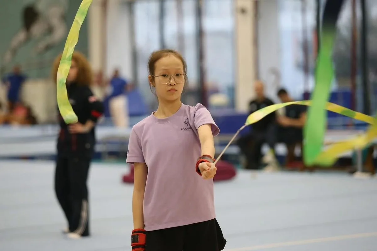 Monqolustan gimnastları Bakıda təlim məşq toplanışında FOTO