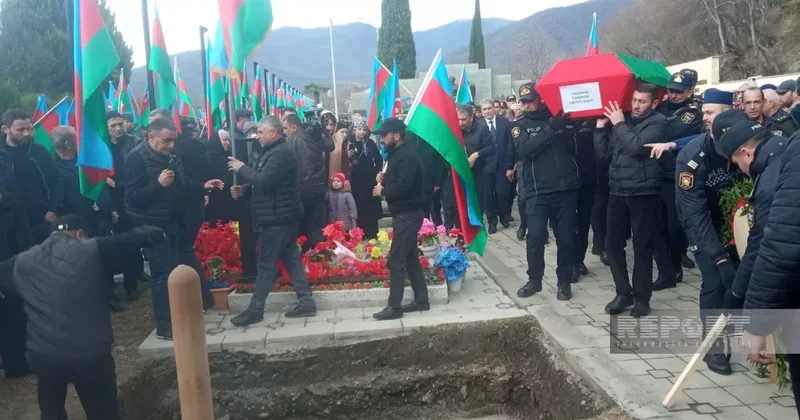 В Балакене простились с шехидом Джаванширом Гасановым