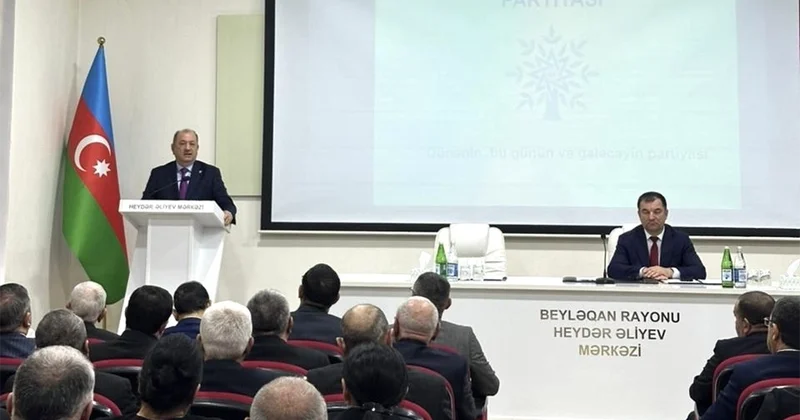 YAP Beyləqan rayon təşkilatının 33 cü ildönümü qeyd olundu Fotolar