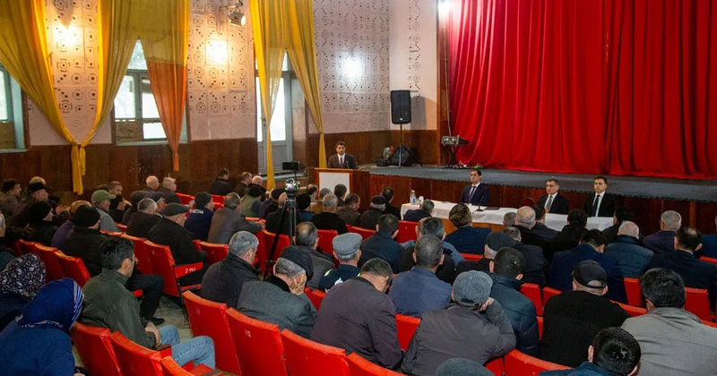 Neftçalanın icra başçısı səyyar görüş keçirdi FOTOLAR