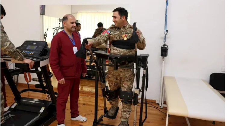 Son bir ildə Naftalan Reabilitasiya Mərkəzində əlilliyi olan 5 400 dən çox şəxsə xidmət göstərilib FOTOLAR