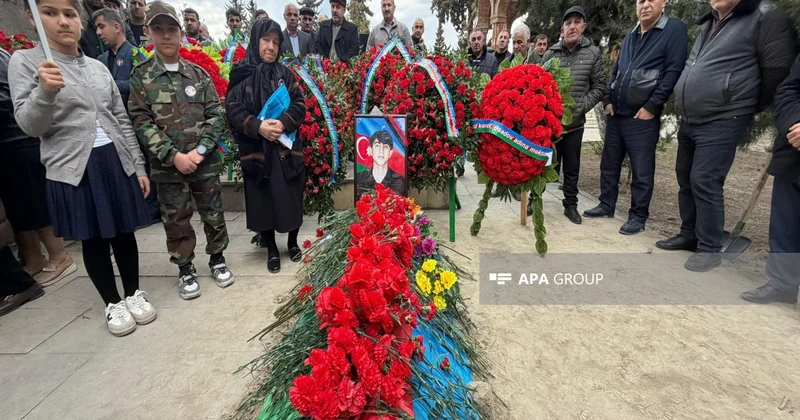 İtkin düşən hərbçi Vüqar Babayevin qalıqları Göyçayda dəfn edildi FOTOLAR